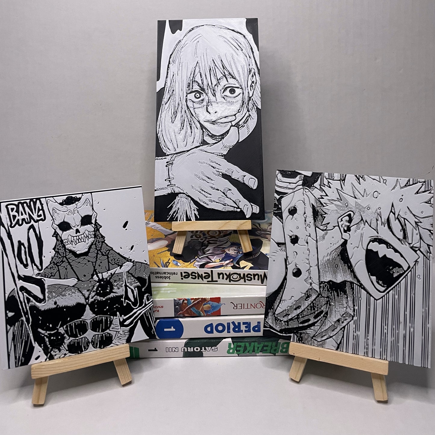 3D printed manga panel | Custom Art | Printed