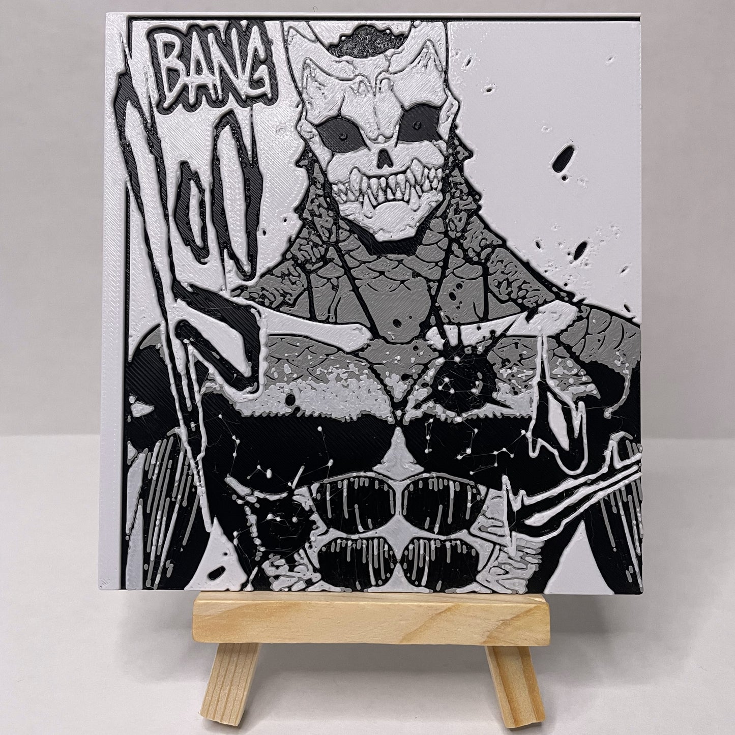 3D printed manga panel | Custom Art | Printed